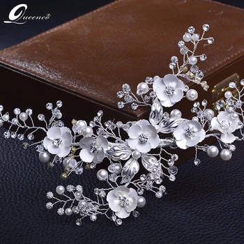 Flori de lux de Mireasa accesorii de par, bijuterii lucrate manual diadema mireasa nunta agrafe de par cristal piepteni parul
