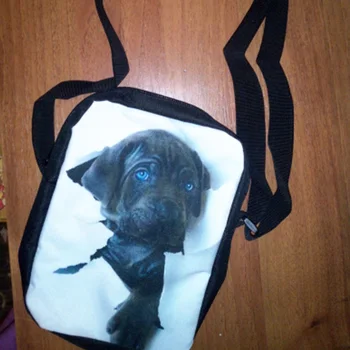 FORUDESIGNS Kawaii Beagle Câine Femei Mici Saci de Messenger Designer de Lux Cruce Sac de Corp pentru Copii Fete Bolsas Umăr Geanta