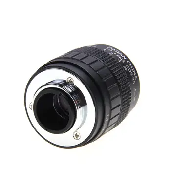 FUJIAN 35mm F1.7 CCTV Film+obiectiv + C Mount +Macro ring+Lens hood pentru Fuji Fujifilm X-E2, X-E1 X-Pro1 X-M1, X-A3 X A2 X-A1 X-T1 C-FX
