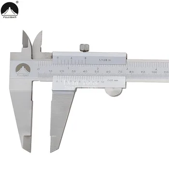 FUJISAN 0-300mm/0,05 mm Șubler cu Vernier 1/128in din Oțel Inoxidabil Gauge Micrometru Pentru Instrumente de Măsurare