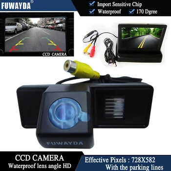 FUWAYDA Culoare CCD Masina din Spate Vedere aparat de Fotografiat pentru Mercedes-Benz Vito / Mercedes Benz Viano + 4.3 Inch pliabil Monitor LCD rezistent la apa HD