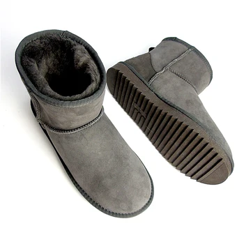 G&Zaco De Lux Piele De Oaie Zapada Ghete Femei Din Piele Ghete Impermeabile De Iarnă Lână De Oaie Blană Cizme De Iarna Pentru Fete Pantofi