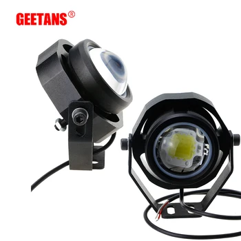 GEETANS 2 buc 10W 12V si 24V LED-uri auto lampă de ceață fața Locului/Inundații LED-uri Rotunde Offroad Lumini de Zi de Funcționare lumină pentru Motocicleta, Masina Camionul H