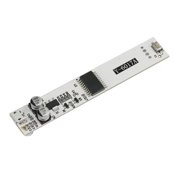 Ghxamp Dual 17 LED-uri de Muzică Spectru indicator Mini Lumină Difuzor Amplificator DIY Cu MICROFON Sensibilitate Reglabilă 10 nivel USB 5V