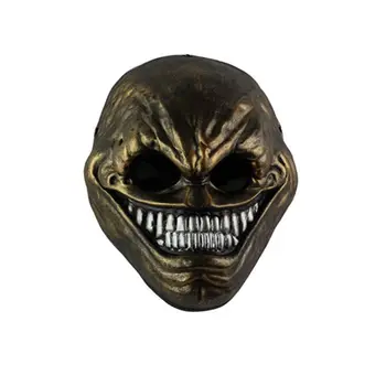 Groază Payday 2 Extraterestru Rășină Masca Fata Complet Halloween Joc De Desene Animate Zâmbet Înfricoșător Masti Bal Mascat Cospaly Costum De Elemente De Recuzită Pentru Adulți