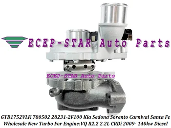 GTB1752VLK 780502 780502-0001 282312F100 + Actuator Turbo Pentru KIA Sedona Sorento Carnaval VQ CRDi Pentru Hyundai Santa Fe R2.2 2.2 L