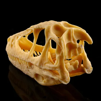 Halloween Rășină VelociRaptor Craniu Replica Model De Cap De Figurină Replica Acasă Decor Pentru Bar