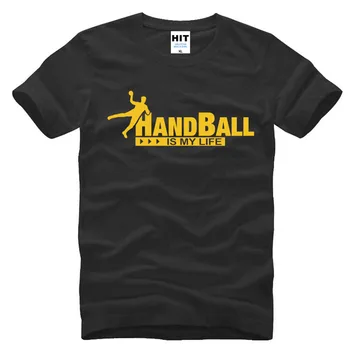 Handbalul E Viata Mea Creatie Barbati Mens T Shirt T-shirt 2016 Nou Maneci Scurte O de Gât Tricou Casual Tricou Camisetas Masculina