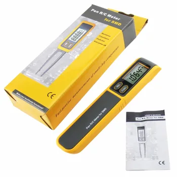 Handheld Pensete Digital Rezistenta Capacitate de Diode Test Multimetru Metru R / C SMD 3999max lectură + Relativă de Măsurare