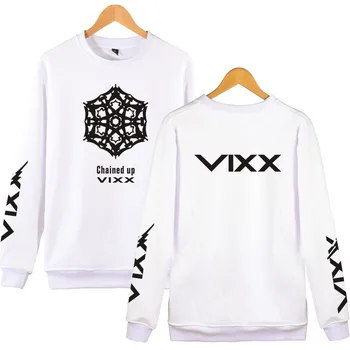 Harajuku K-POP VIXX Hoodies Femei Pulover Roz Tricoul Fanilor Sprijini Fleece Trening Cuplu de Îmbrăcăminte