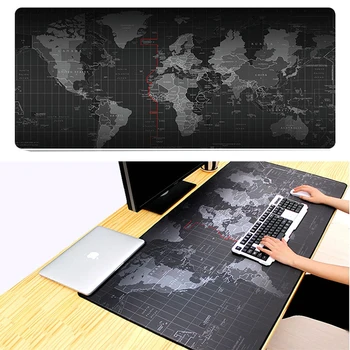 Harta lumii Mari Gaming Mouse Pad Mousepad de Blocare Margine Pentru Laptop PC Anime Mousepad dota2 Mat pentru gamer