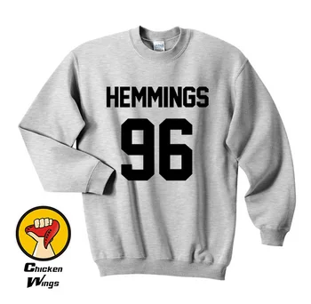 Hemmings 96 5SOS Luke Hemmings Cămașă De 5 Secunde de Vară logo tricou Crewneck Tricou Unisex Mai multe Culori XS - 2XL