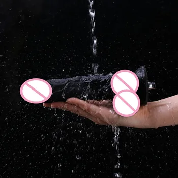 HISMITH mașină de Sex Rapid conector vibrator Adaugă Atașament pe negru, sex penis cu o Lungime de 22cm diametru 4.5 cm jucarii sexuale pentru adulți