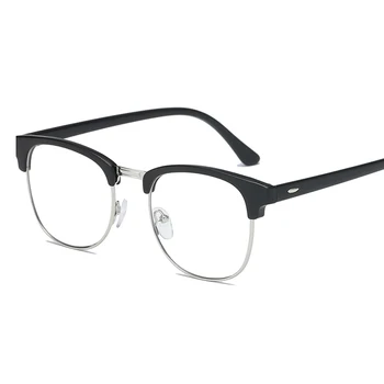 HJYBBSN Bărbați Ochelari de Moda Miopie Optice, Ochelari de Calculator Cadru de Brand Design Simplu ochelari retro de grau femininos