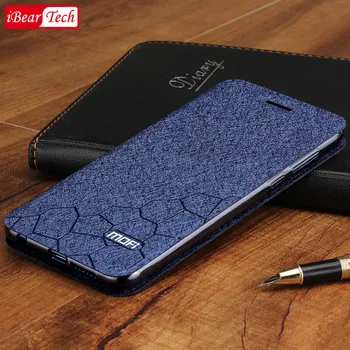 Huawei honor 8 din piele de caz 5.2 inch, 3gb memorie 4gb original huawei honor 8 capac negru flip funda ultra subtire silicon honor8 coque mofi