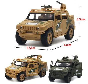Humvee-ul,Modelul Militar,Desert auto,1:32 Metal, masini de turnat sub presiune,din aliaj trage înapoi suv,educative,jucării pentru copii, transport gratuit