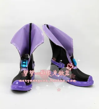 Hyperdimension Neptunia Neptun/Ultra Violet Dimensiune Cosplay Pantofi Cizme