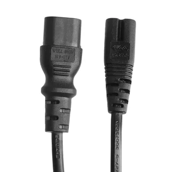 IEC 320 2-Pin C7 de sex Feminin Pentru C8 Masculin Figura 8 Adaptor de Alimentare Cablu de Extensie de 5M