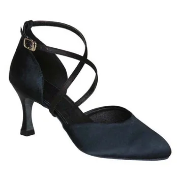 Inaltime toc 7cm Zapatos De Baile de Salsa din Satin Maro-Kaki Negru Bronz Dimensiune NE 4-12 Confort dansurile de Bal Pantofi Pentru Femei NB020