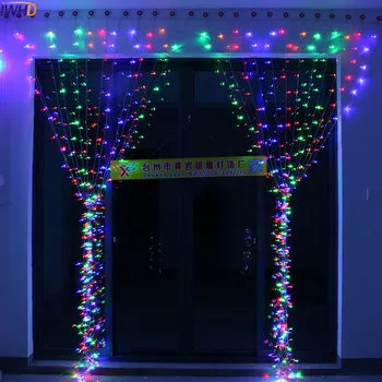 IWHD 4x3M Ghirlanda LED-uri Lumini de Crăciun de Interior 110/220V Lumina feerica UE/SUA Plug Luce Navidad CONDUS Craciun Lumini în aer liber Kerst