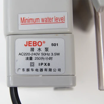 JEBO 3.5 W 220V-240V Mini Acvariu de Putere Filtru Hang On Slim Filtru Cascada de Circulație a Apei Filtru Extern pentru acvariu 501