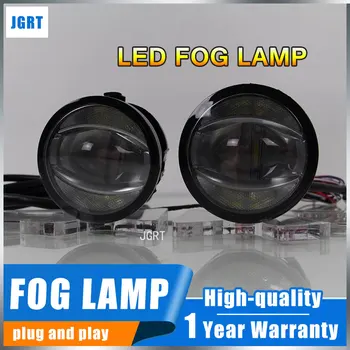 JGRT Pentru Ford proiectoare ceata+LED DRL+turnsignal lumini de Styling Auto LED Lumini de Zi cu LED-uri lămpi de ceață