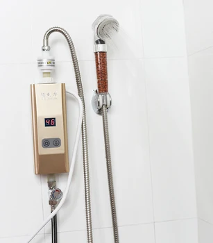 Jos de curgere a apei de admisie robinetul de apă caldă instant tankless Bucatarie boiler Electric de încălzire robinet de duș cu baie de Încălzire