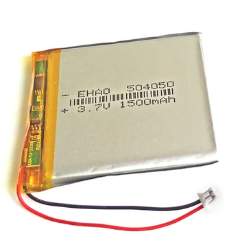 JST 1.25 mm 2pin 3.7 V 1500mAh 504050 Litiu-Polimer LiPo Baterie Reîncărcabilă Pentru Mp3 DVD PAD mobil tablet pc power bank Camera