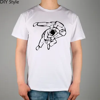 JUDO mod de jujitsu T-shirt de Top din Lycra, Bumbac Barbati tricou New Design Digital de Înaltă Calitate Imprimare cu Jet de cerneală