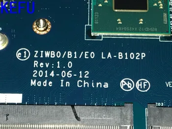 KEFU DISPONIBIL NOU ZIWB0/B1/E0 LA-B102P PLACA de baza Placa de baza Pentru laptop LENOVO B50-30 NOTEBOOK PC CU PROCESOR N3530