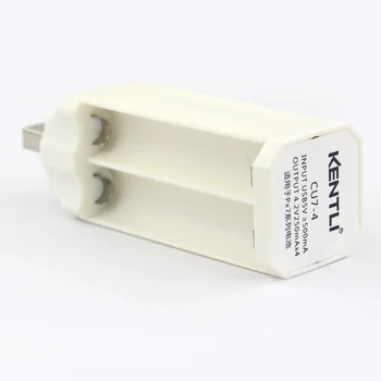 KENTLI 4 buc de 1,5 v 1100mWh AAA reîncărcabile litiu baterii li-polimer +4slots AAA încărcător USB