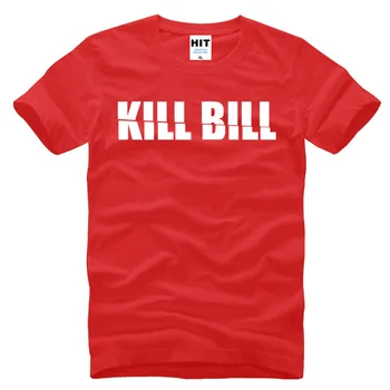 Kill Bill Creative Scrisori Imprimat Barbati Barbati tricouri Tricou 2016 Nou Maneci Scurte O de Gât Bumbac T-shirt Tee Camisetas Hombre