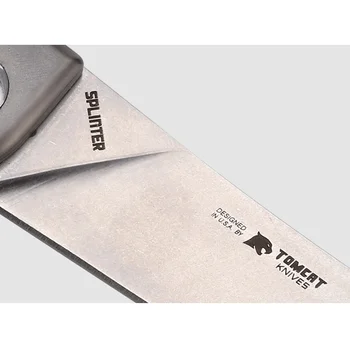 Kizer cuțit de buzunar mini edc cuțit cuțit mic din ceramică rulment flipper deschizator de titan se ocupe de