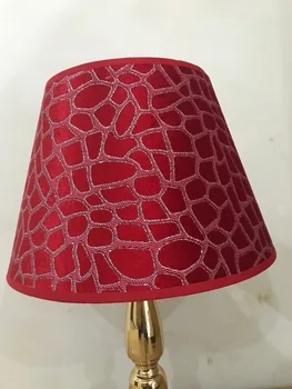 Lampă de masă lămpi de pictura flori Model Abstract Materiale Textile Decorative la Modă roșu E27 lampă de masă umbra