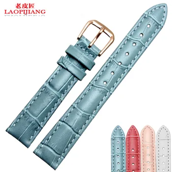 Laopijiang Piele Watchband Roz Doamnelor Ceas cu 12/14/16/18/19|20mm confort