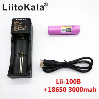 Liitokala Original INR18650 30Q acumulator 3000mAh li-ion baterie Pentru tigara electronica folosesc+Lii-100B 18650 incarcator