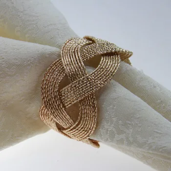 Livrare gratuita aur/argint de metal inel de șervețel , nunta suport de șervețele