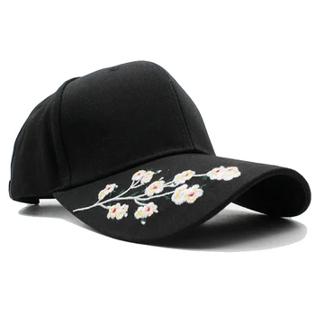 Lovingsha En-Gros Floral Feminin Sapca Snapback Hat Vara Capac De Primăvară Capac De Bumbac Pentru Fata Montat Capac Femei Ieftine Pălării