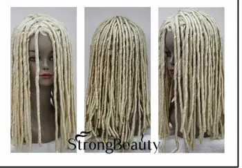 Lung, castaniu, blond Negru Roll Cret Rasta Moda Fierbinte de Vânzare de Păr Cosplay din Africa de Căldură-Rezistente fibre cospay