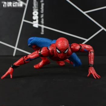 MAFEX047 Mafex Spider-Man, Peter Parker Ver Bal. PVC figurina de Colectie Model de Jucărie 14cm