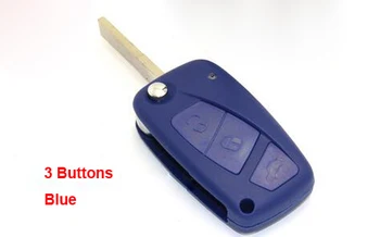 Masina de înlocuire Caz-Cheie pentru Fiat 2 3 Butoanelor de Pliere Flip Key Remote Shell Netăiat Martor Cheie în Cazul