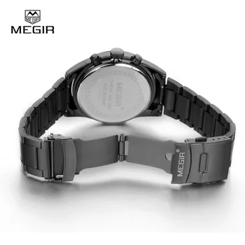 MEGIR Brand de Top Barbati Ceas Fashion Chronograph Militare Cuarț Ceasuri din Oțel Inoxidabil de Afaceri Încheietura Ceas Relogio Masculino