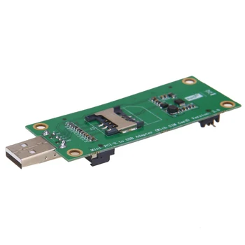 Mini PCI-E la Portul USB 52PIN cu SIM Slot pentru Modulul Wireless placa de Retea pentru modulul 3G flash test pentru Huawei/ZTE/AIRCARD