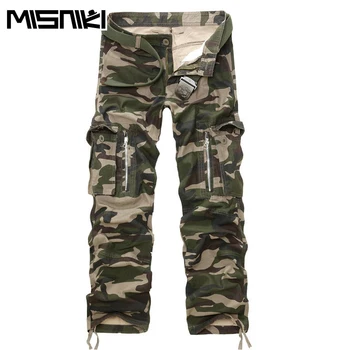 MISNIKI Bună Calitate Militar Cargo Pantaloni Barbati Fierbinte Camuflaj Bumbac Barbati Pantaloni 7 Culori
