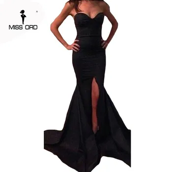 Missord 2018 Sexy înfășurat în piept asimetrice rochie maxi rochie de petrecere FT1683