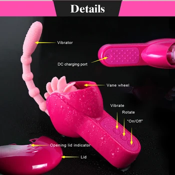 MLSice Femei Lins Jucărie 6 Viteza De Rotație 12 Viteza Vibratoare Sex Oral Limba De Sex Feminin Orgasm Vibratoare De Rulare Rotative Roti