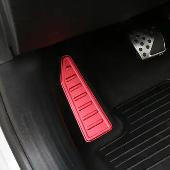 MOPAI Rosu Argintiu Aluminiu Piciorul Stâng Pedala de Restul Plăcii de Decor Pentru Jeep Renegade Până Piese de Interior Styling Auto
