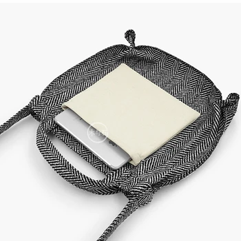 MOREUSEE clasice spic tesatura femei saci de messenger portabil pentru lumina de călătorie (DISTRACȚIE KIK)