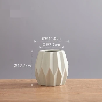 Mucegai silicon Nordic Ceramice 3D Vaza de Flori Ornament Decor Acasă ciment vase matrite