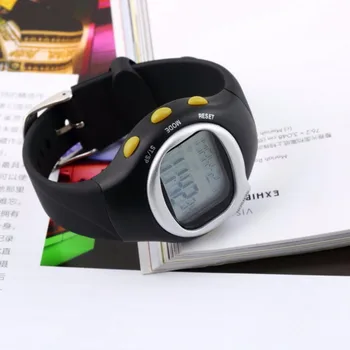 Negru, Multifunctional 4-a Generație digitală Touch senzor de Puls Heart Rate Monitor Watch Sport în aer liber de Fitness Bine Vinde
